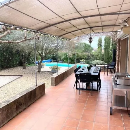 Avec Piscine, 10 Pers, Carpentras, 145m², 5 Ch, Jardin, Clim, Proche Luberon - Fr-1-767-12 *